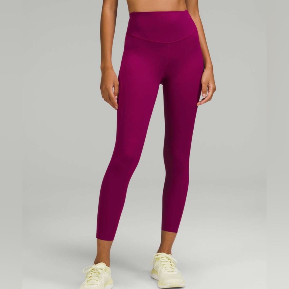 lululemon athletica high-rise leggings in magenta